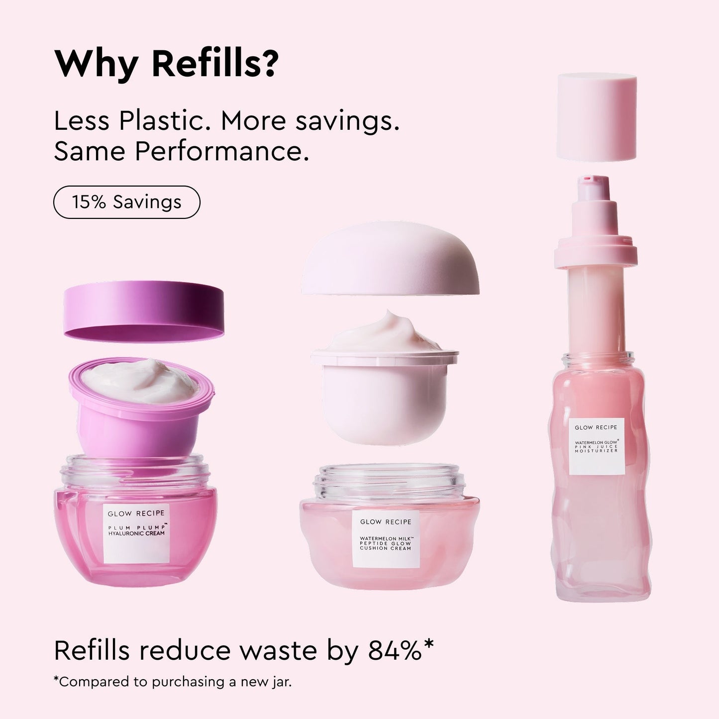 Watermelon Milk Peptide Cushion Cream Refillable Moisturizer