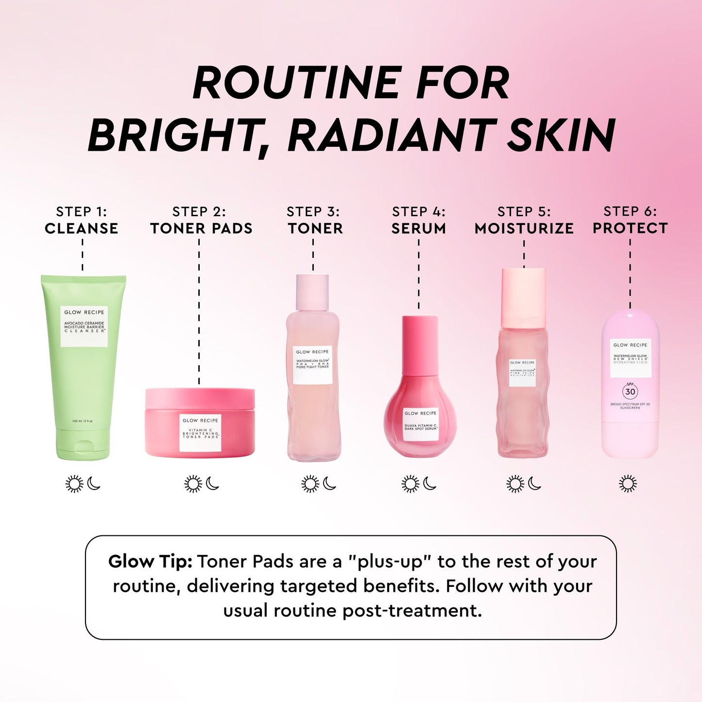 Vitamin C Brightening Korean Toner Pads
