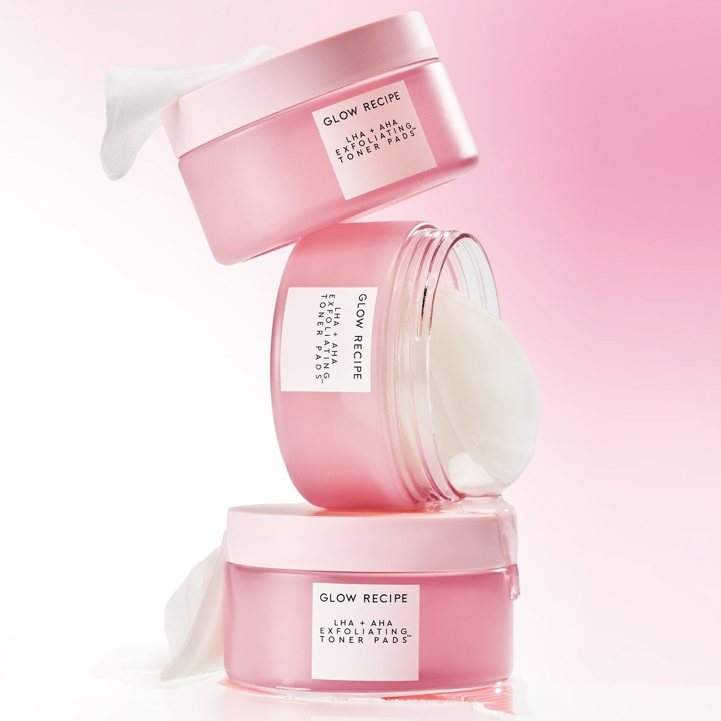 LHA + AHA Korean Watermelon Toner Pads