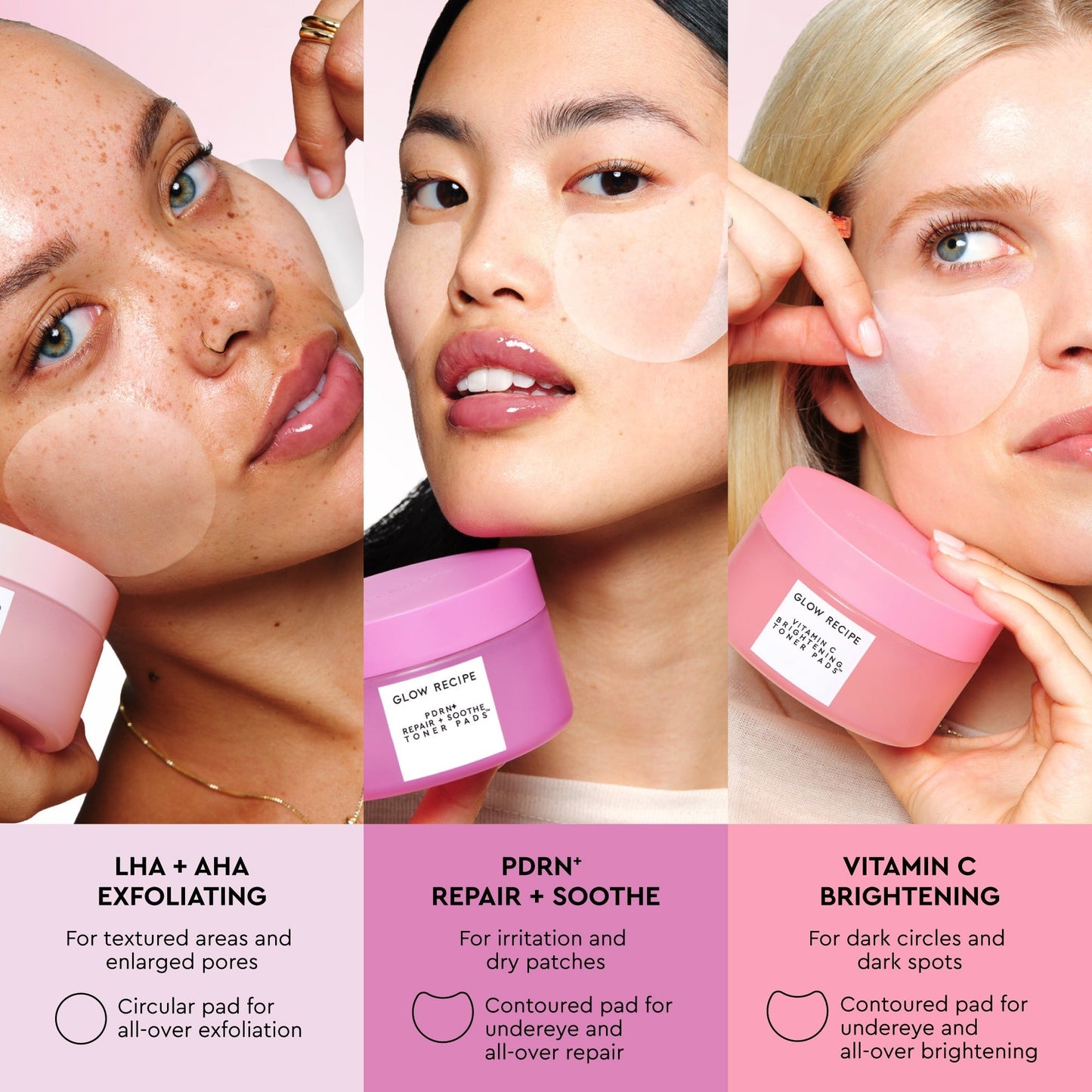 LHA + AHA Korean Watermelon Toner Pads