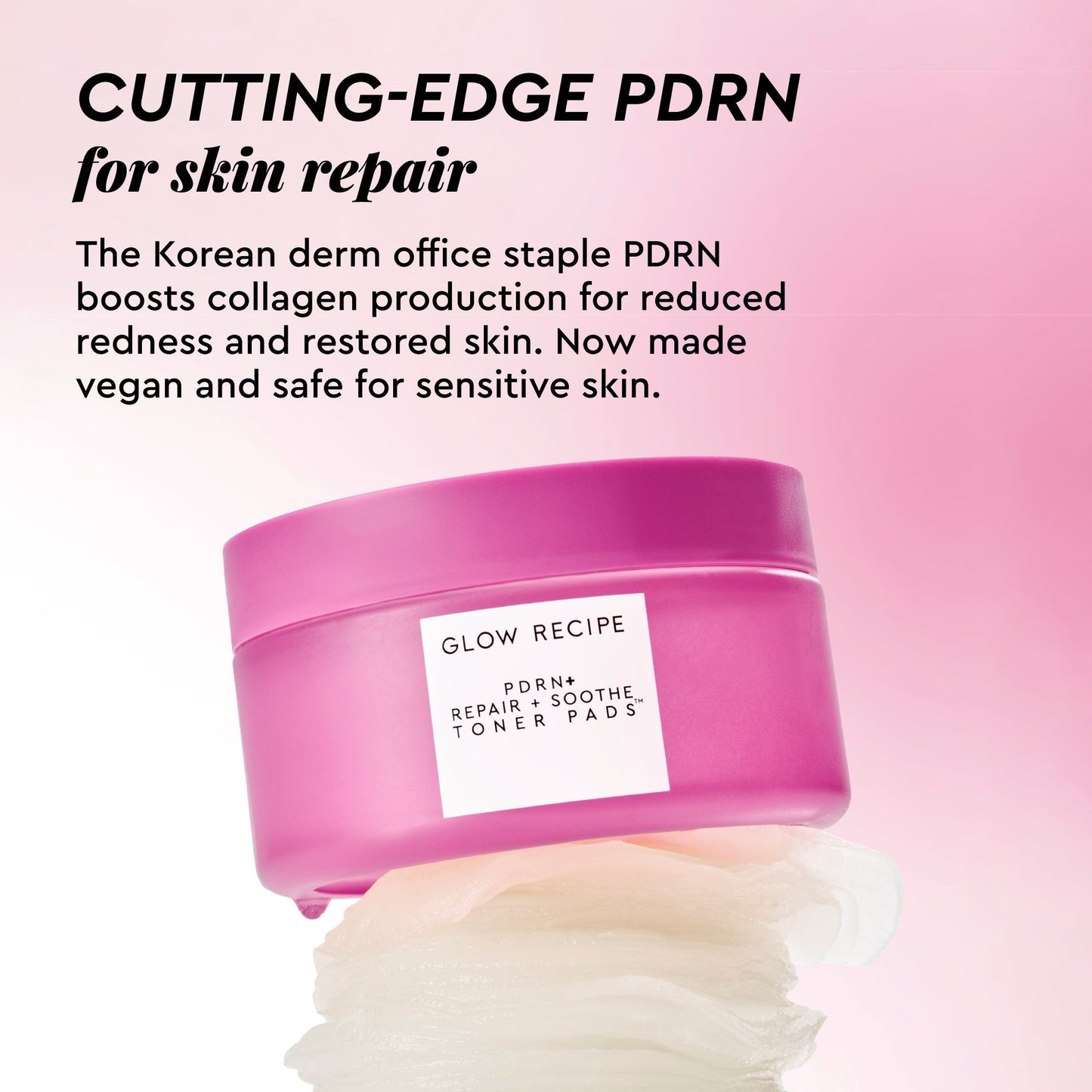 PDRN+ Repair + Soothe Korean Toner Pads